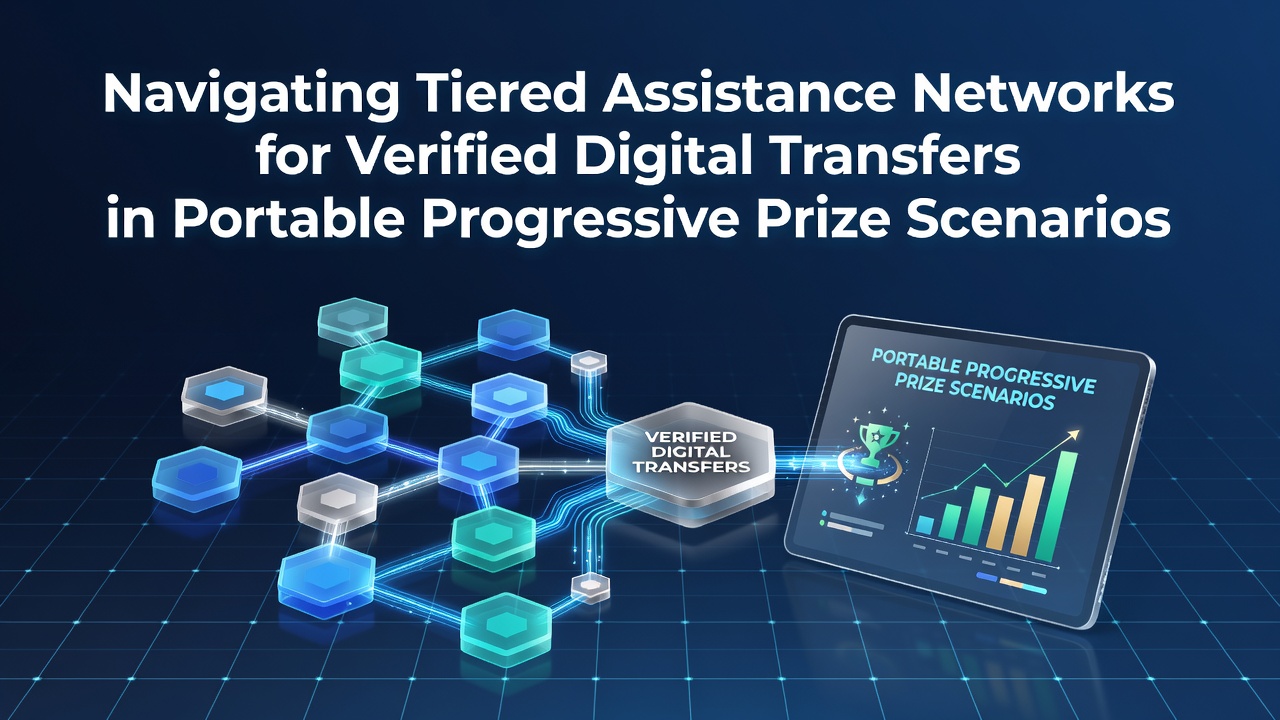 Darstellung eines mobilen Geräts mit gestaffelten Unterstützungsnetzwerken für digitale Transfers bei progressiven Preisen