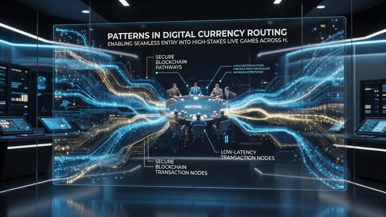 Mobile Anwendung mit Routing-Visualisierung für digitale Zahlungen in Live-Spielen