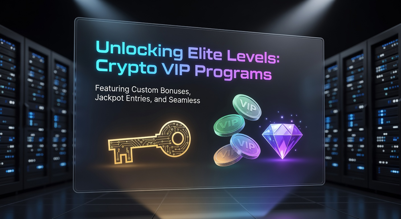 Screenshot einer Crypto-VIP-App mit Jackpot-Eintritt, Bonus-Angeboten und mobiler Oberfläche, inklusive Wallet-Integration und Echtzeit-Updates